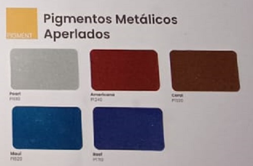 Pigmentos metalicos Aperlados